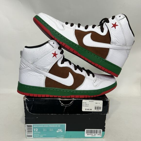 Nike SB Dunk High “California Republic/Pecan White”